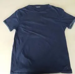 PRADA プラダ ロゴプレート 半袖 Tシャツ S ネイビー