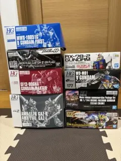 ガンプラ MG 3キット HG 2キット まとめ売り - メルカリ