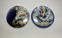ワンピース　麦わらストア　輩缶バッジ　White Day シャンクス スモーカー