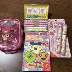 One Piece Chopper 文房具セット 懐かしいたまごっちカード