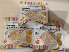 【新品未開封】オーガニックオートミールのおかゆ3個離乳食120g✖️3ベビーフード