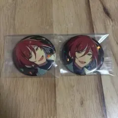 あんスタ プロセカコラボ 缶バッジ 夏目 2個