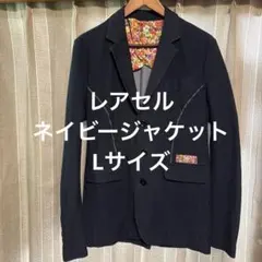 rehacer テーラードジャケット ネイビー 花柄