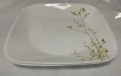 CORELLE コレール スクエアプレート 2枚セット 花柄のサムネイル