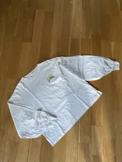 WEGO ロゴプリント 長袖カットソー ホワイト