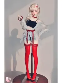 「Yomi」ドール用ストッキング３点セット（赤）