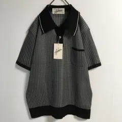 デッドストック 日本製 80s〜90s 襟付きサマーニット スキッパー 透け感