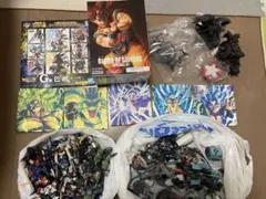 すドラゴンボール/モンハンフィギュア+ガンダムガチャ+プラモ部品+おまけ景品