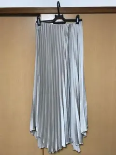 ZARA ザラ　プリーツロングスカート　ゴールド系　XS