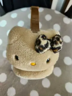 ま*ち様 サンリオ　ハローキティ　イヤーマフ　耳あて　ヒョウ柄　平成レトロ