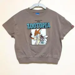 ディズニー　ズートピア　ニック　ジュディ　キッズ　サガラ刺繍 Tシャツ 120