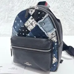 COACH コーチ ミニチャーリーバックパック デニム パッチワーク リュック
