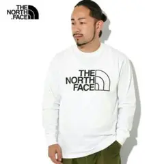 【極美品】THE　NORTH　FACE　ロングスリーブハーフドームロゴティー