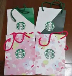 スターバックス　スタバ　ショッパー　紙袋　桜柄　Starbucks