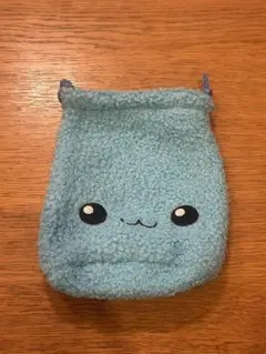 しずくちゃんもこもこ巾着ポーチ