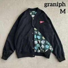 新品未□graniph ドロヘドロ□ユニセックス コラボ 心コーチジャケット