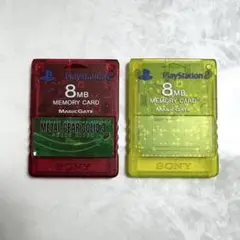 PS2 プレステ2 プレイステーション2 メモリーカード 2個セット