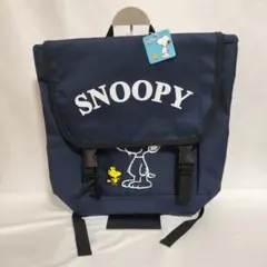 【新品・未使用】SNOOPY スヌーピー リュック ネイビー