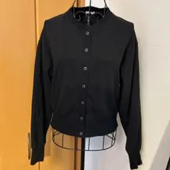 GU UVカットカーディガン 長袖 黒