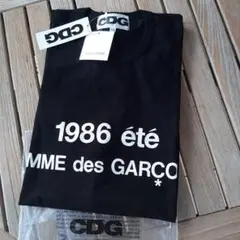 新品 コムデギャルソン CDG スタッフロゴTシャツ 1986ete プリュス