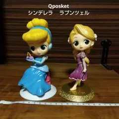 ディズニー Qposket フィギュア シンデレラ ラプンツェル プリンセス