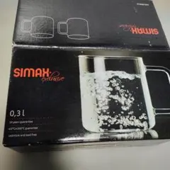 SIMAX Exclusive 耐熱ガラスマグカップ 0.3L 2個セット