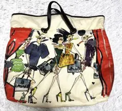 【訳あり】ランバン グラフィックプリントトートバッグのサムネイル