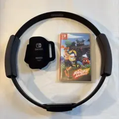 Switch リングフィットアドベンチャー リングコン、レッグバンド付