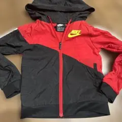 NIKE ナイキ キッズ ジュニア ウインドブレーカー 赤黒 110〜116