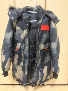 R-01S 迷彩柄フード付きジャケット 140cm