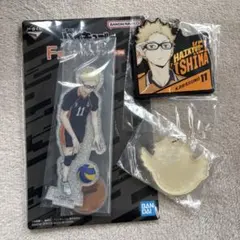 ハイキュー 一番くじ 月島蛍 アクリルスタンド アクリルチャーム ラバーチャーム