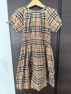 BURBERRY チェック柄 半袖ワンピース