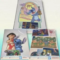 一番くじ リロ＆スティッチ F賞 ポスター＆ポストカード 3種セット