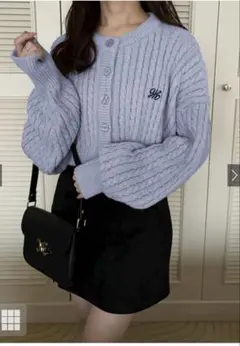 GRL カーディガン ライトブルー