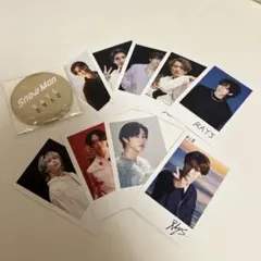 SnowMan Rays特典　チェキ風カード　缶ミラー