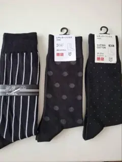 新品 ユニクロ レギュラーソックス＋靴下セット UNIQLO 靴下 メンズ