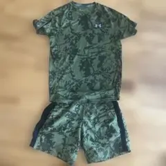 Under Armour 迷彩　半袖短パン上下セット M