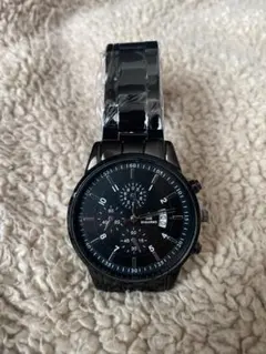 【週末限定価格 即購入OK】ブラック 腕時計 デイト表示