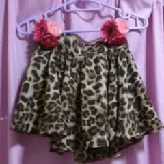 ヒョウ柄 レオパード キュロットスカート