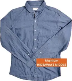 Rhenium HIDEAWAYS NICOLE ダークブルー 長袖シャツ M
