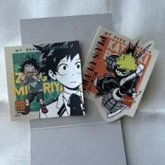 ヒロアカ アートステッカー RIVALS 緑谷出久 爆豪勝己