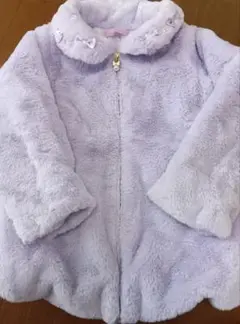 しまむら ピンキーパレット ラベンダーカラーコート 130cm