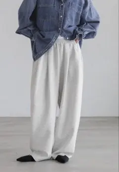 LOWRYS FARM カットイージーコクーンパンツ