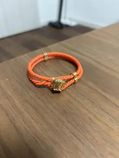 カズ様専用　VERSACE オレンジ ロープ ブレスレットのサムネイル