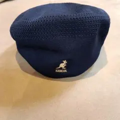 KANGOL ネイビー ハンチング帽子504ventair サイズL