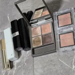 アイシャドウパレットとリップスティックセット