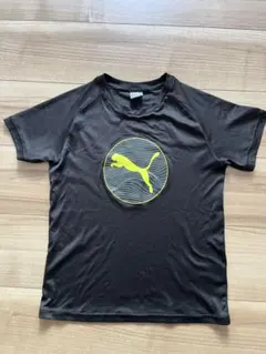 PUMA プーマ　140 黒 Tシャツ
