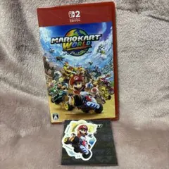 ⭐️新品未開封⭐️Switch2 マリオカート ワールド、特典のステッカー付き⭐️