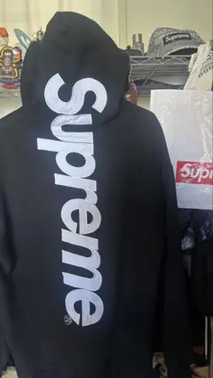 Supreme ボックスロゴ パーカー ブラック 2024 - メルカリ