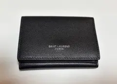 SAINT LAURENT PARIS 三つ折り財布 ブラックのサムネイル